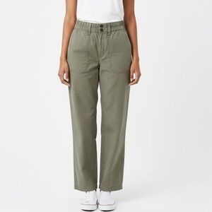 Madewell Cotton Ripstop Pull-On Straight Leg Cargo Pants S